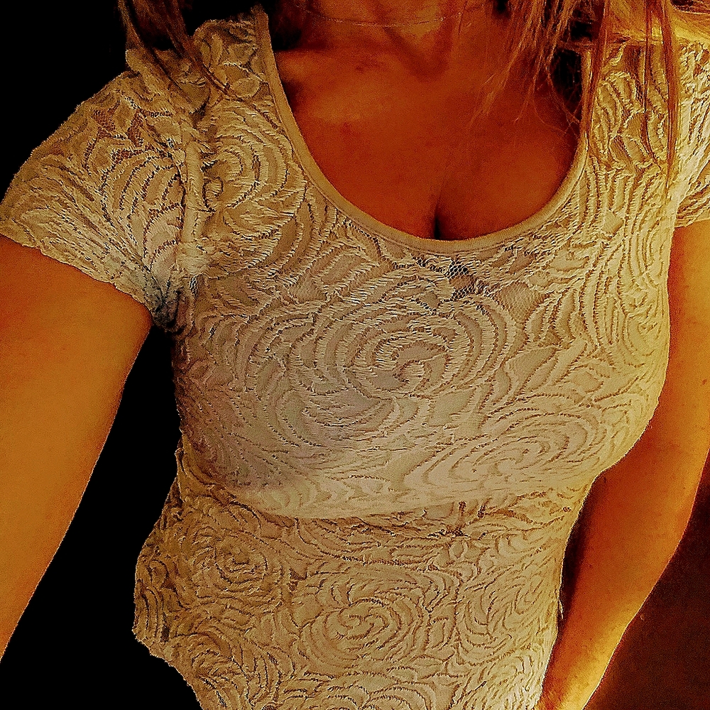 Spence lace top